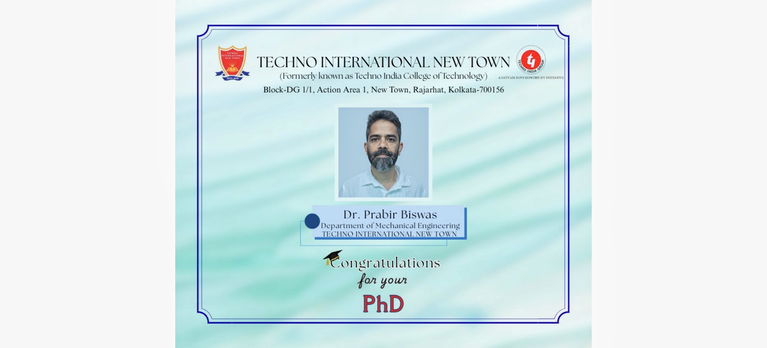 PHD - 2026 - Dr. P B